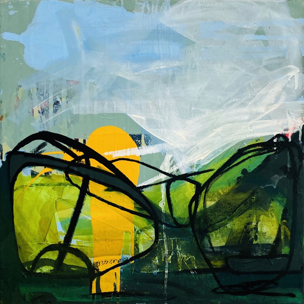 'N.Z. Landscape' by artist Elaine Wilson
