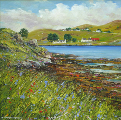 'Struan Jetty, Skye' by John Bathgate at scotlandart.com gallery