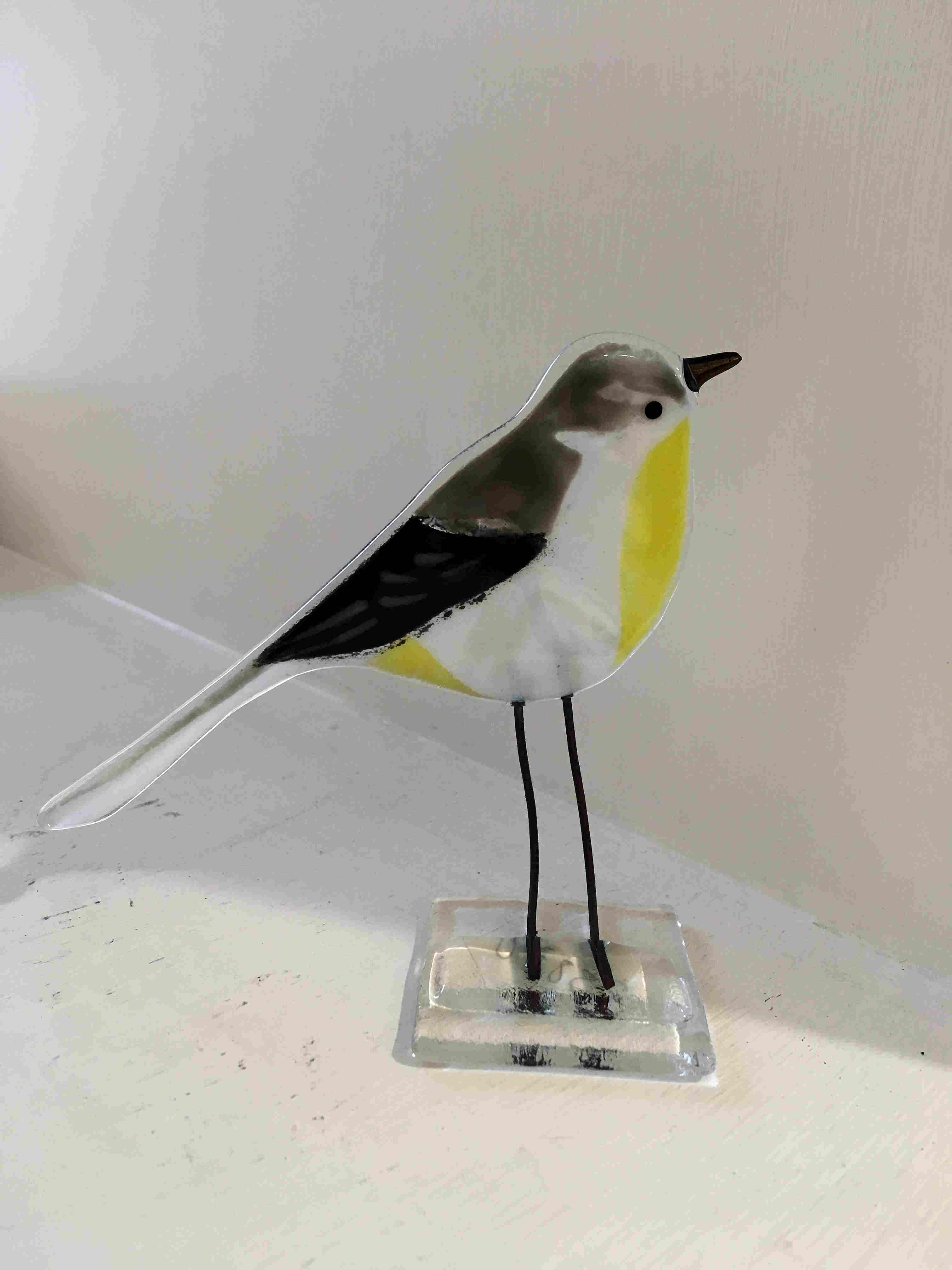 'Grey Wagtail with Yellow' by artist Dorte Pape