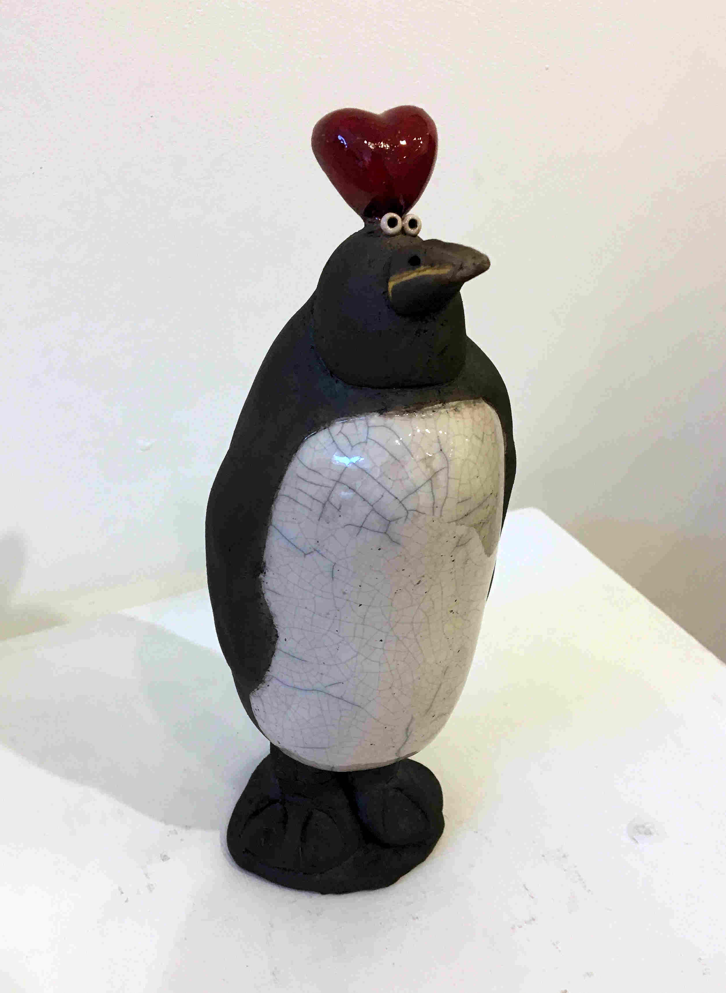 'Penguin with Heart (I)' by artist Alex Johannsen
