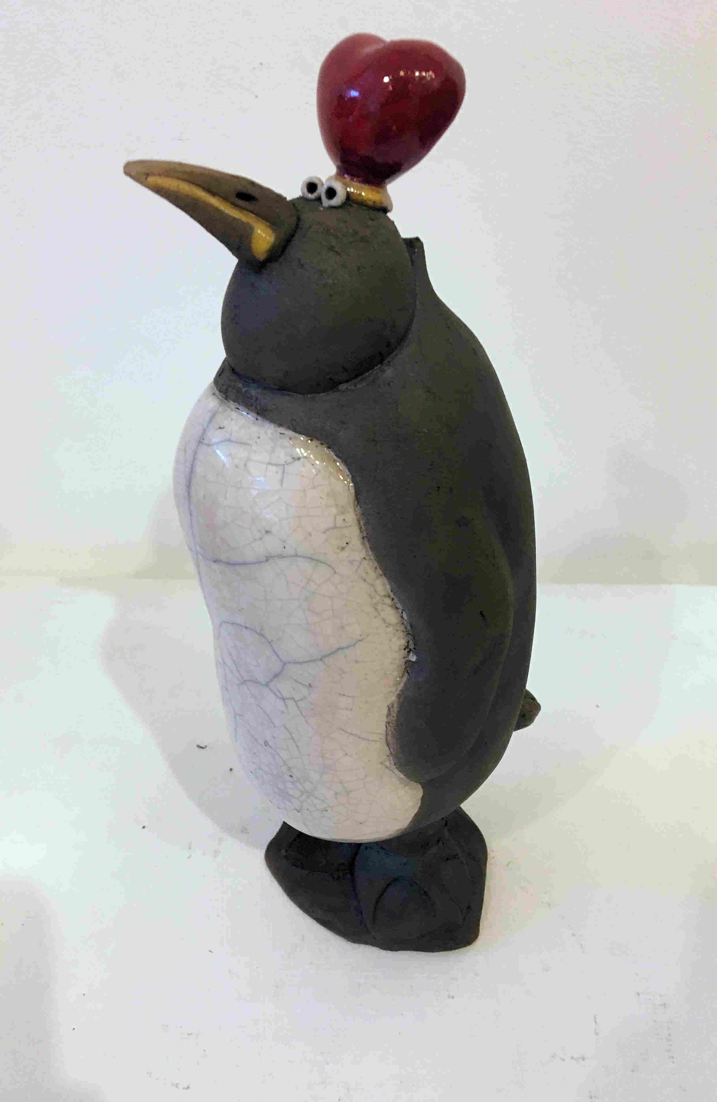 'Penguin with Heart (II)' by artist Alex Johannsen