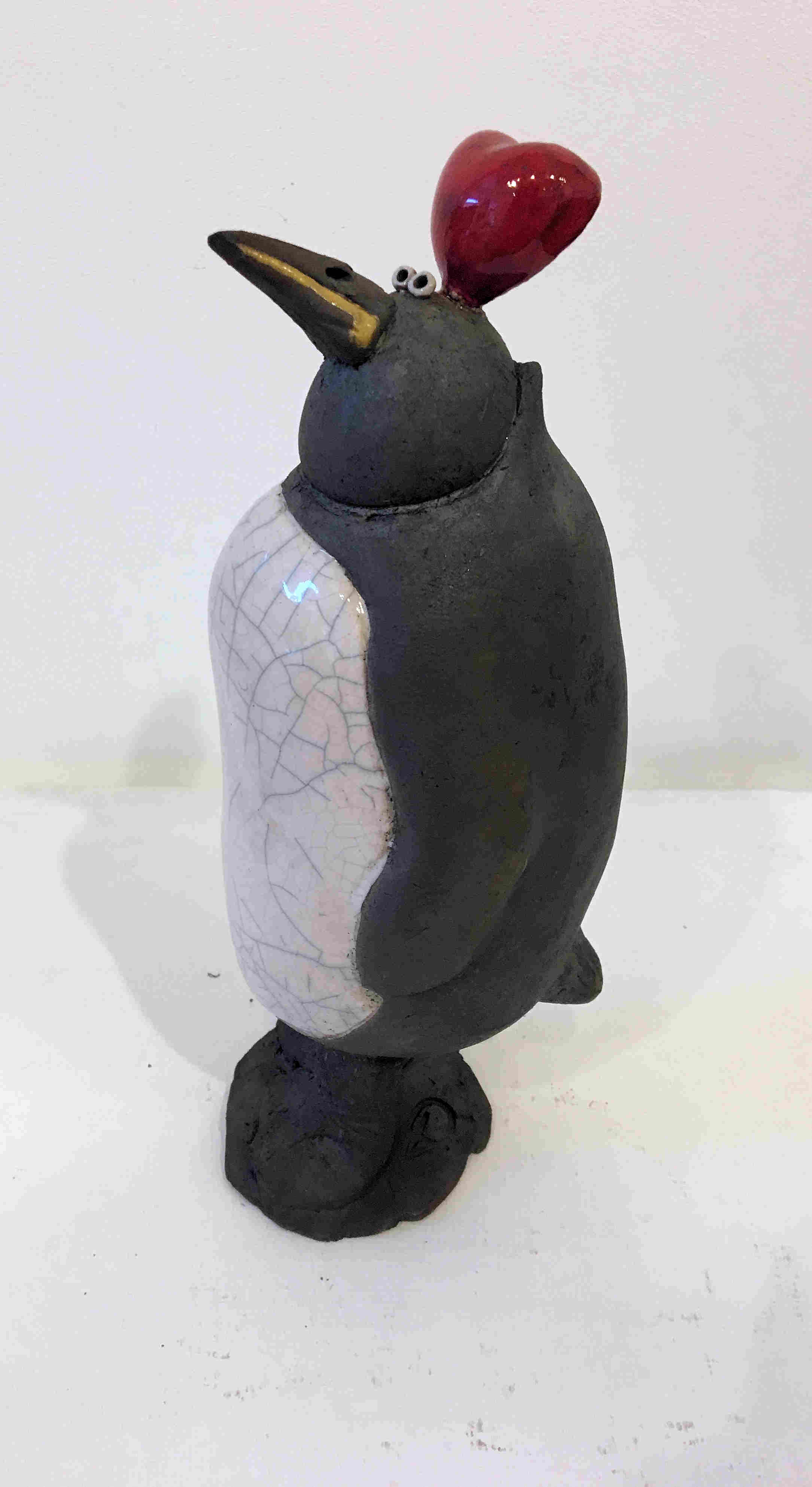 'Penguin with Heart (III)' by artist Alex Johannsen