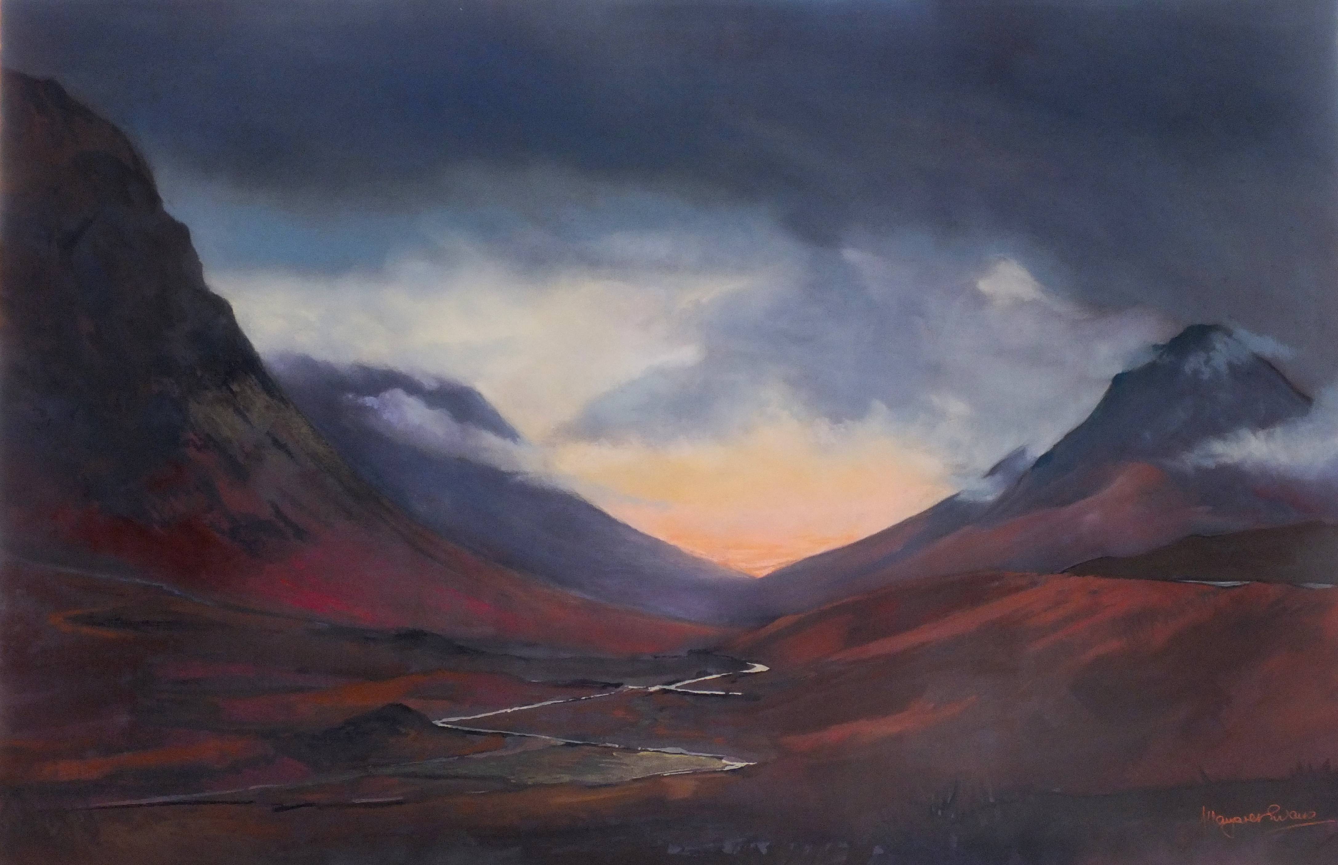 'Storm Brew Glencoe' by artist Margaret Evans