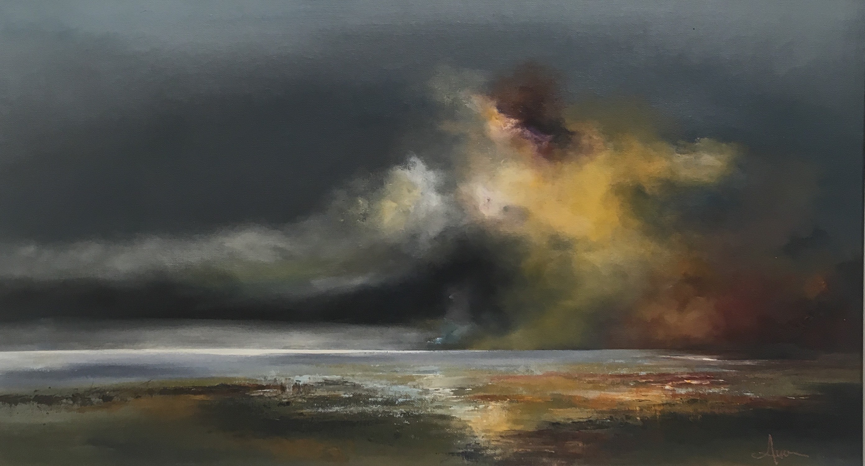 'Ord Sunset, Isle of Skye' by artist Alison Lyon