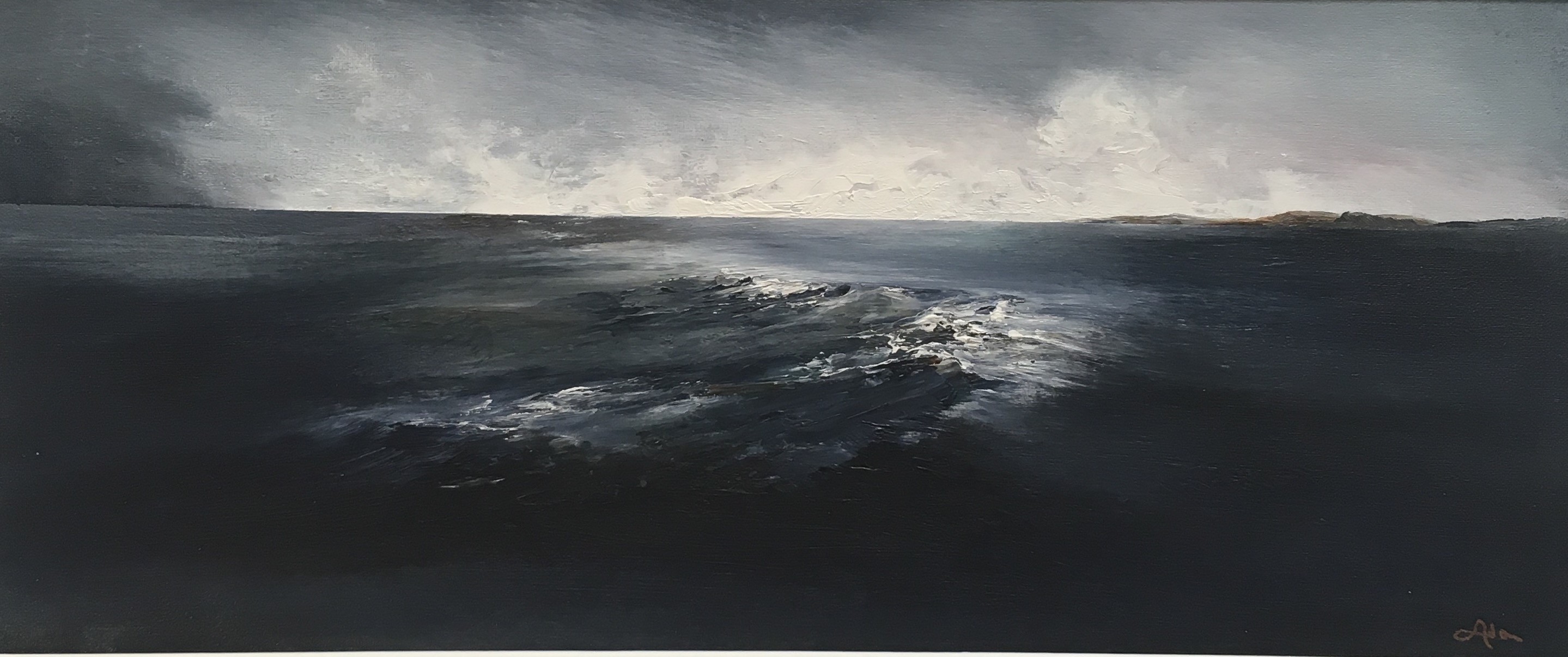 'Evening Swell, Fionnphort, Mull' by artist Alison Lyon