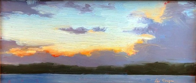 'Sunset Over the Clyde III' by artist Lee Craigmile