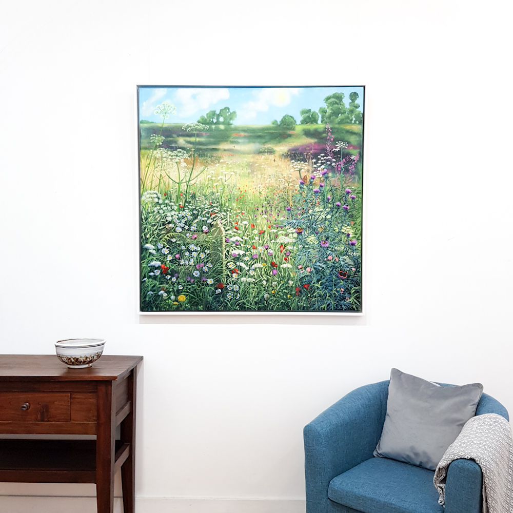'Summer Meadow, Scottish Borders' by artist Sheila Anderson Hardy