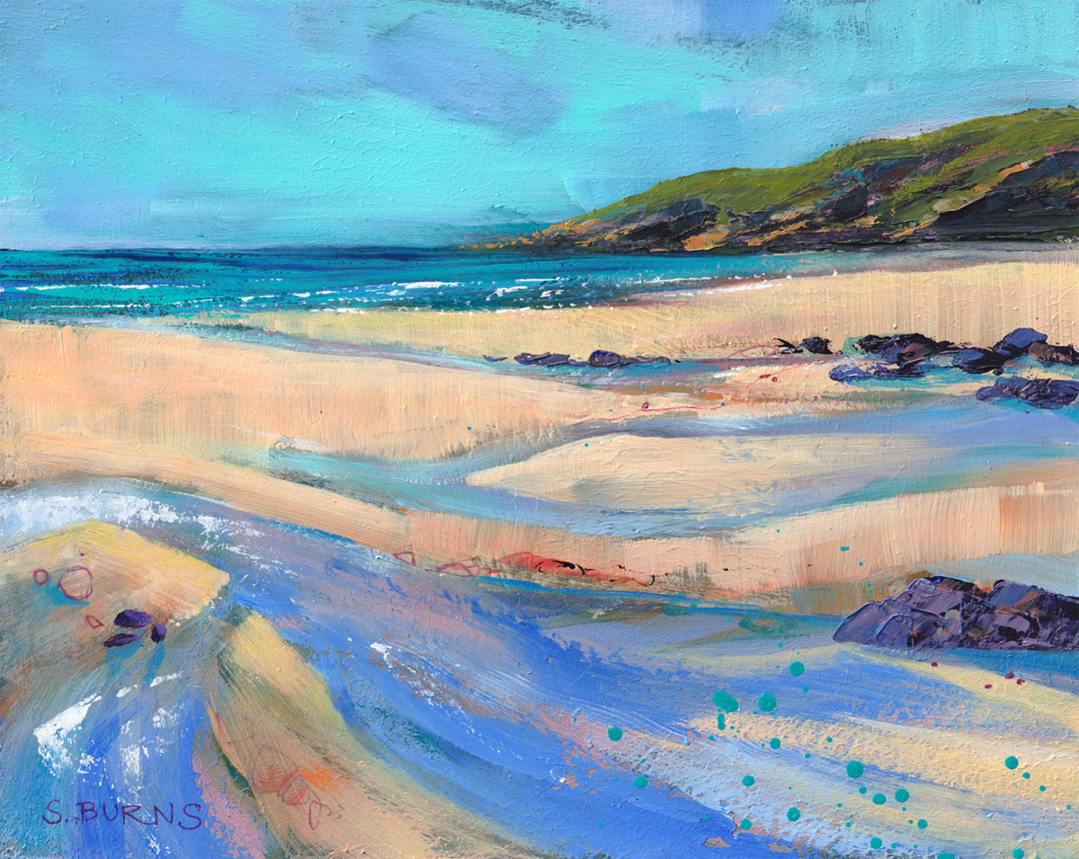 'Hopeman Beach II' by artist Sarah Burns