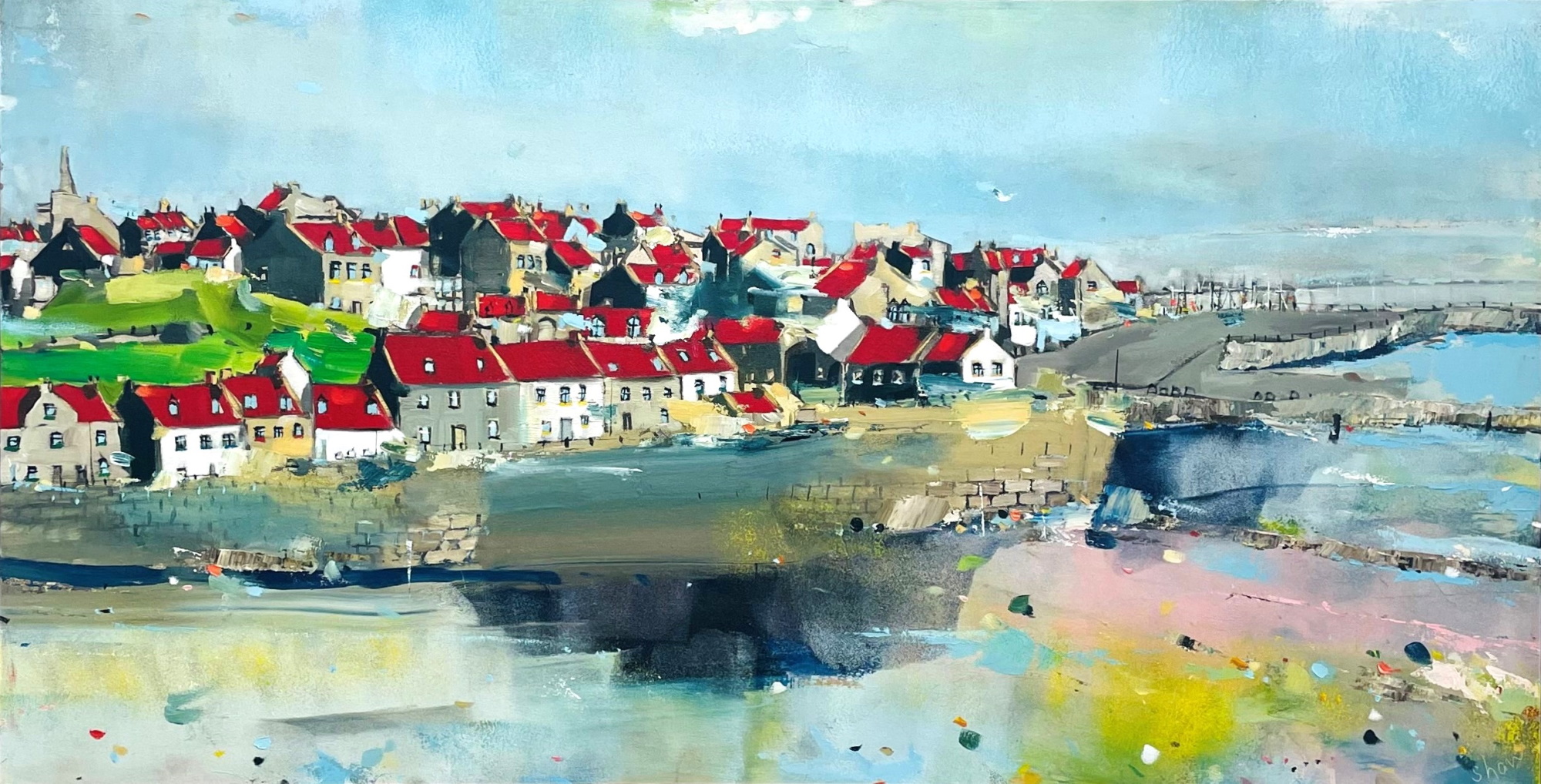 'Pittenweem Cottages' by artist Rob Shaw