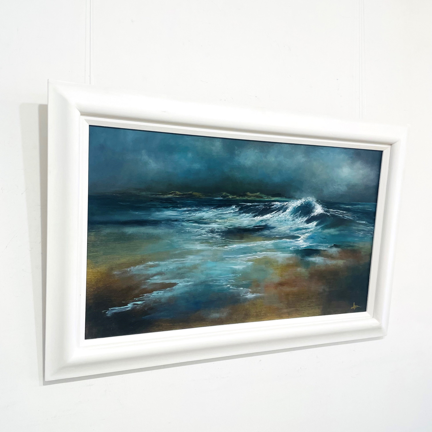 'Reaching Shore, Seamill' by artist Alison Lyon