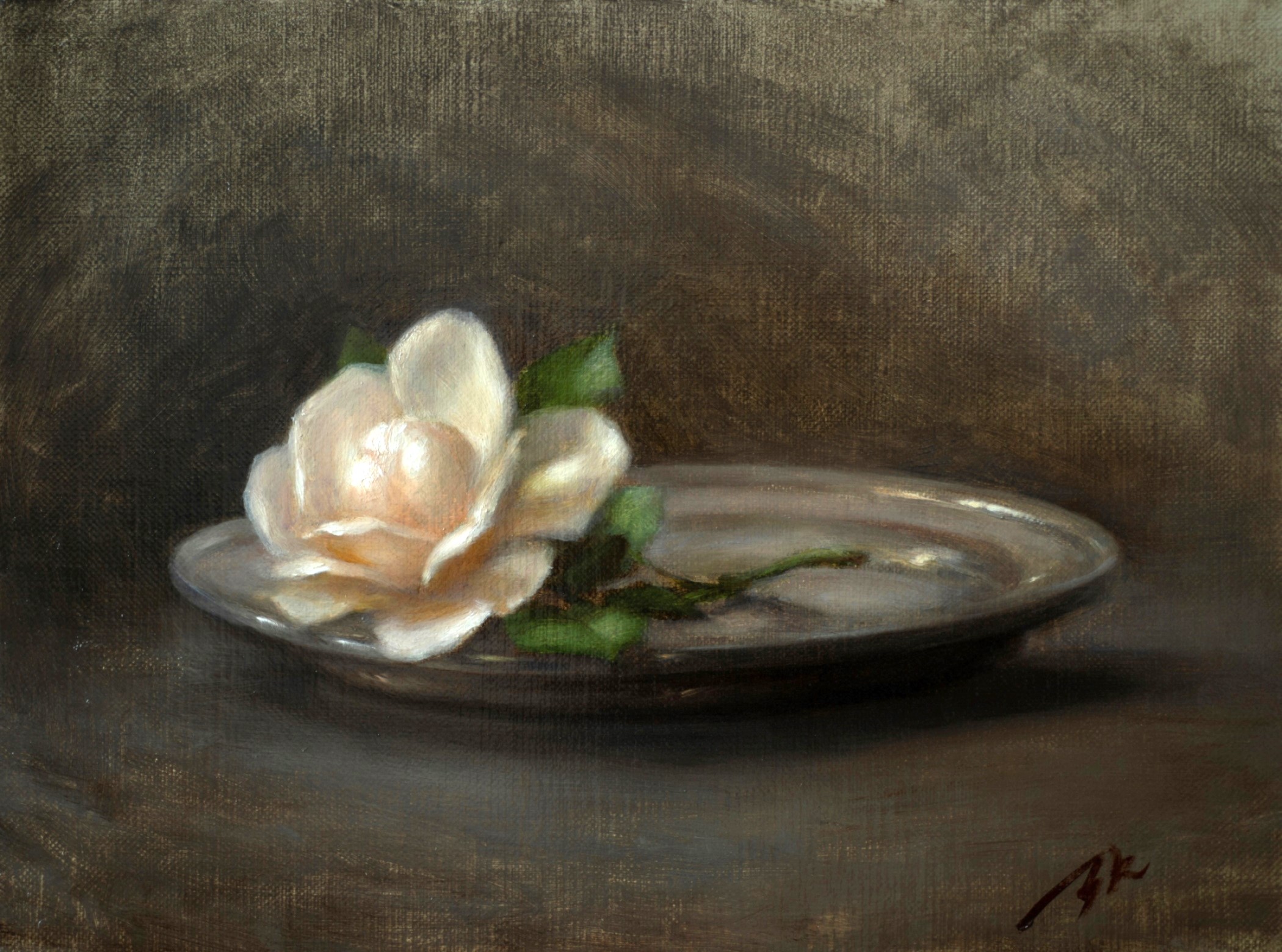 'Study of a Rose' by artist Ke Zhang