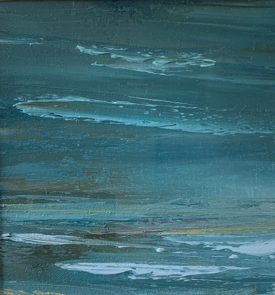 'Turquoise Seascape' by artist Bonita  Ellmore