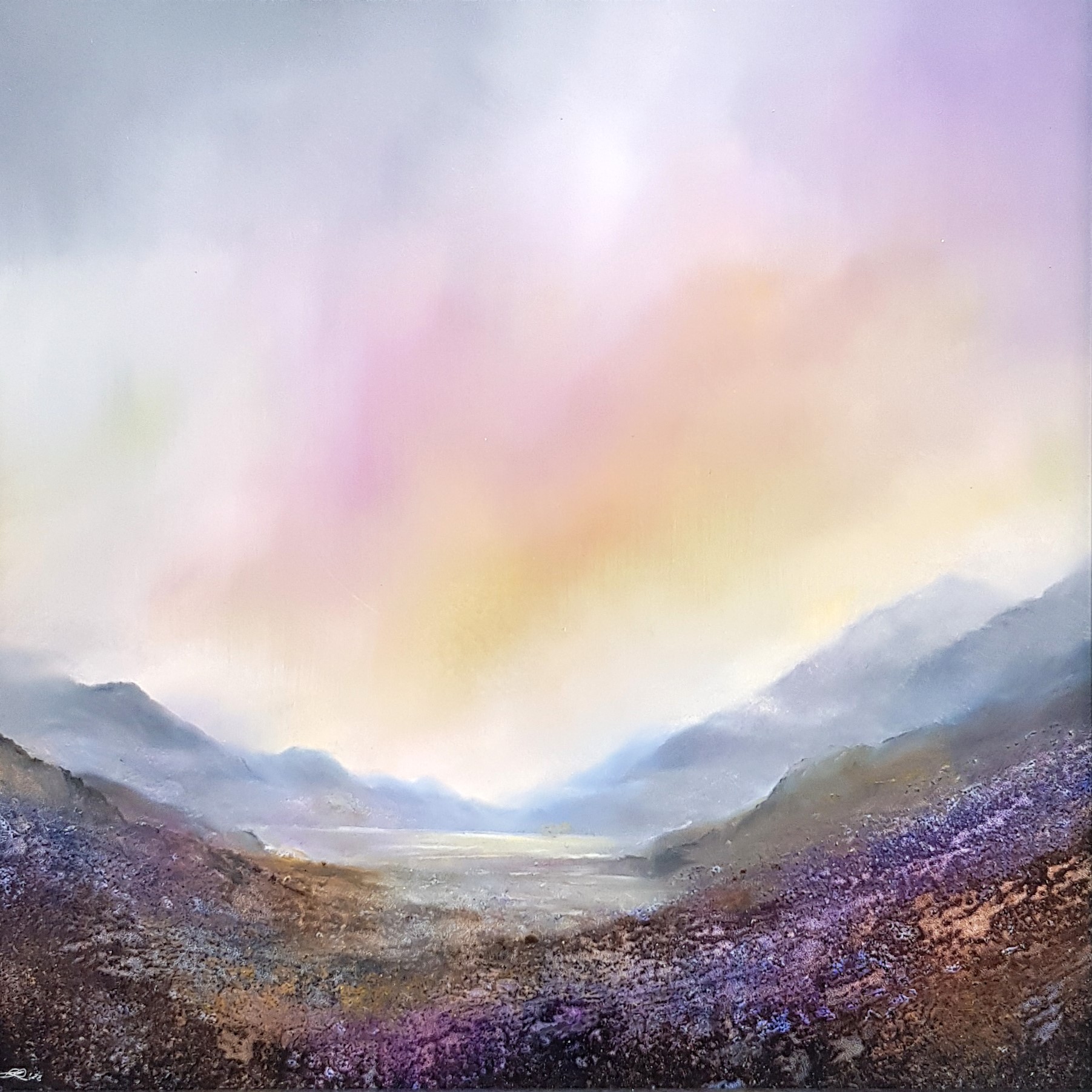 'Northern Light, Loch Brittle, Isle of Skye' by artist Peter Dworok