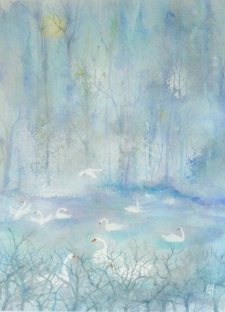 'On Flooded Fields' by artist Sheila Anderson Hardy