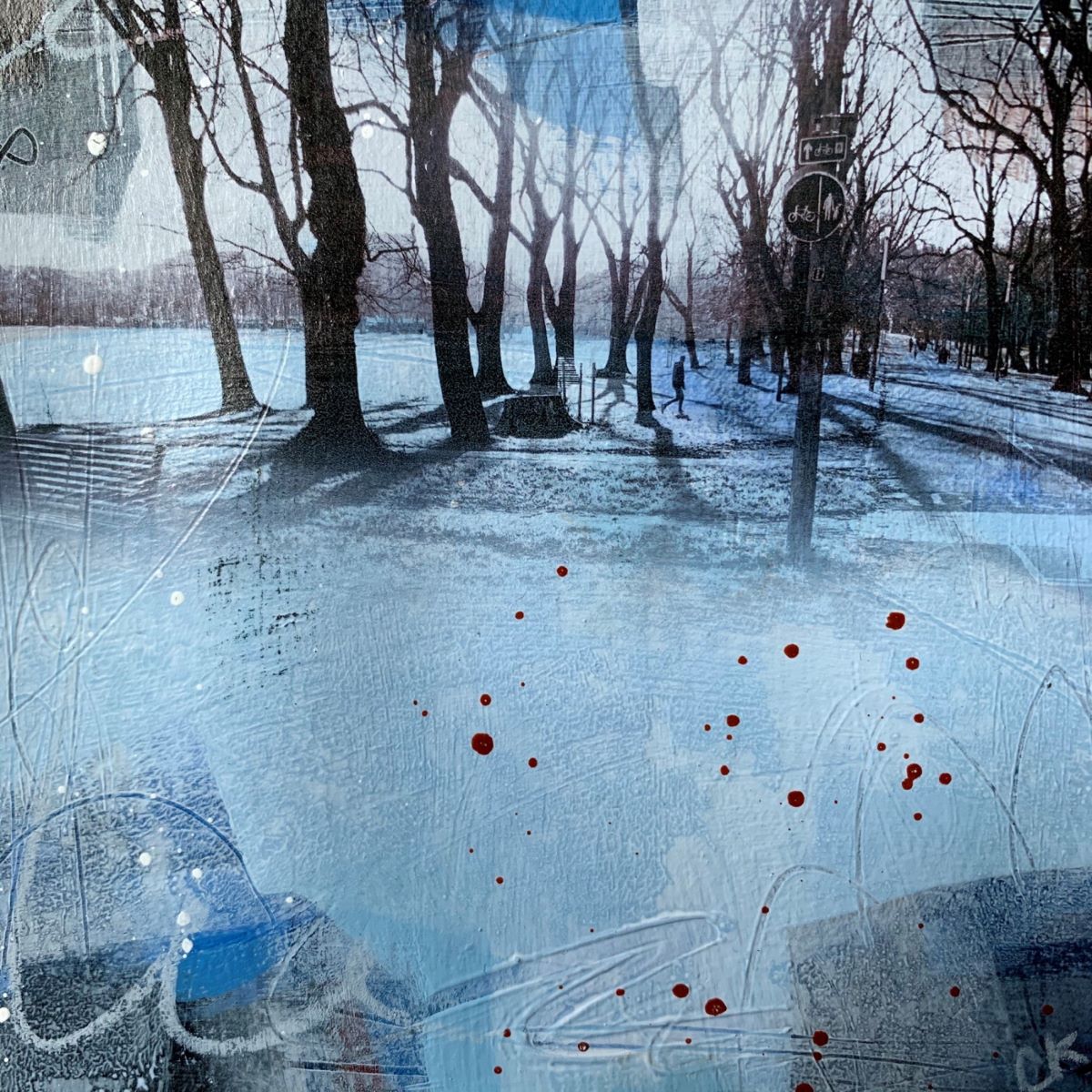 'Winter Walk II' by artist Claire Kennedy