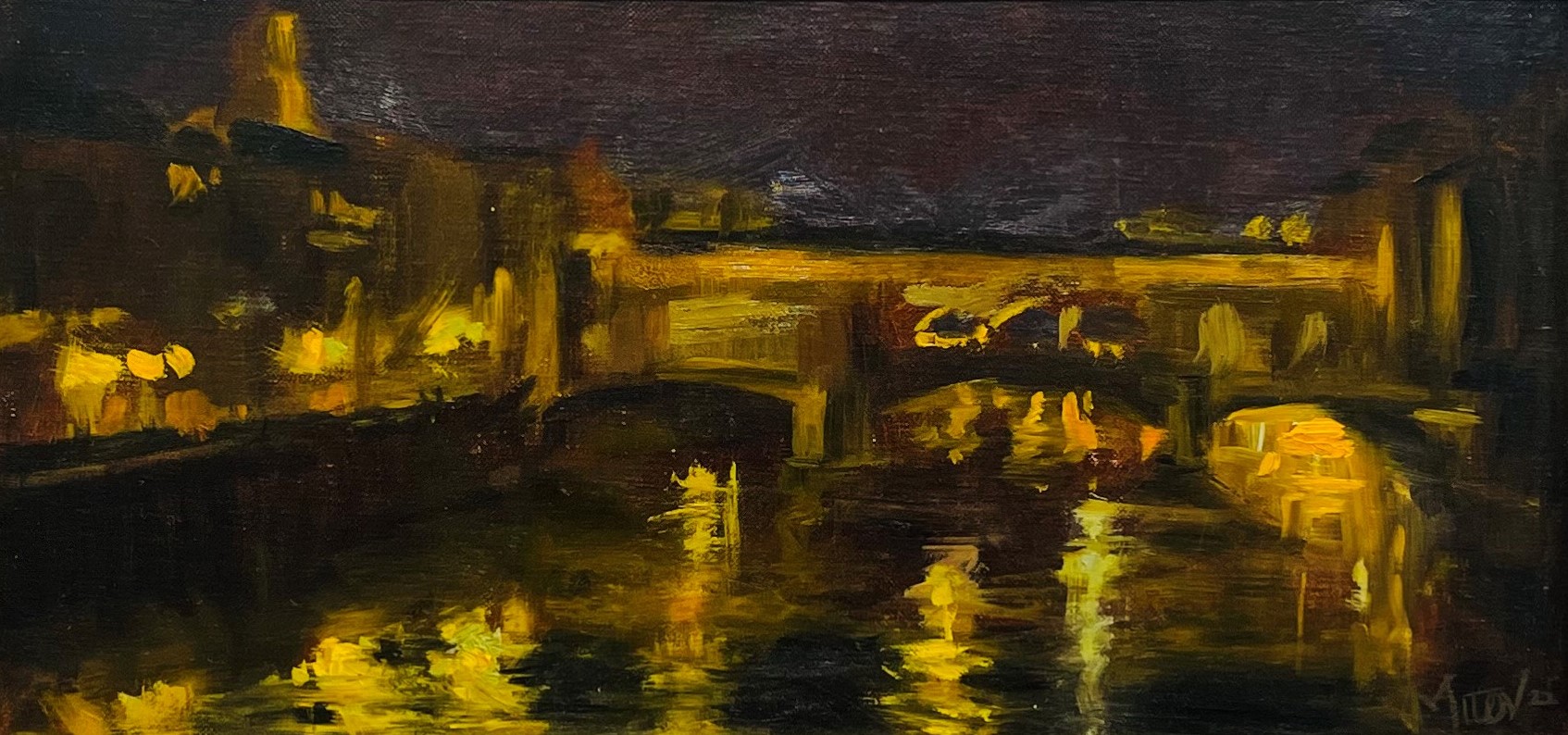 'Ponte Vecchio' by artist Angel Mitov
