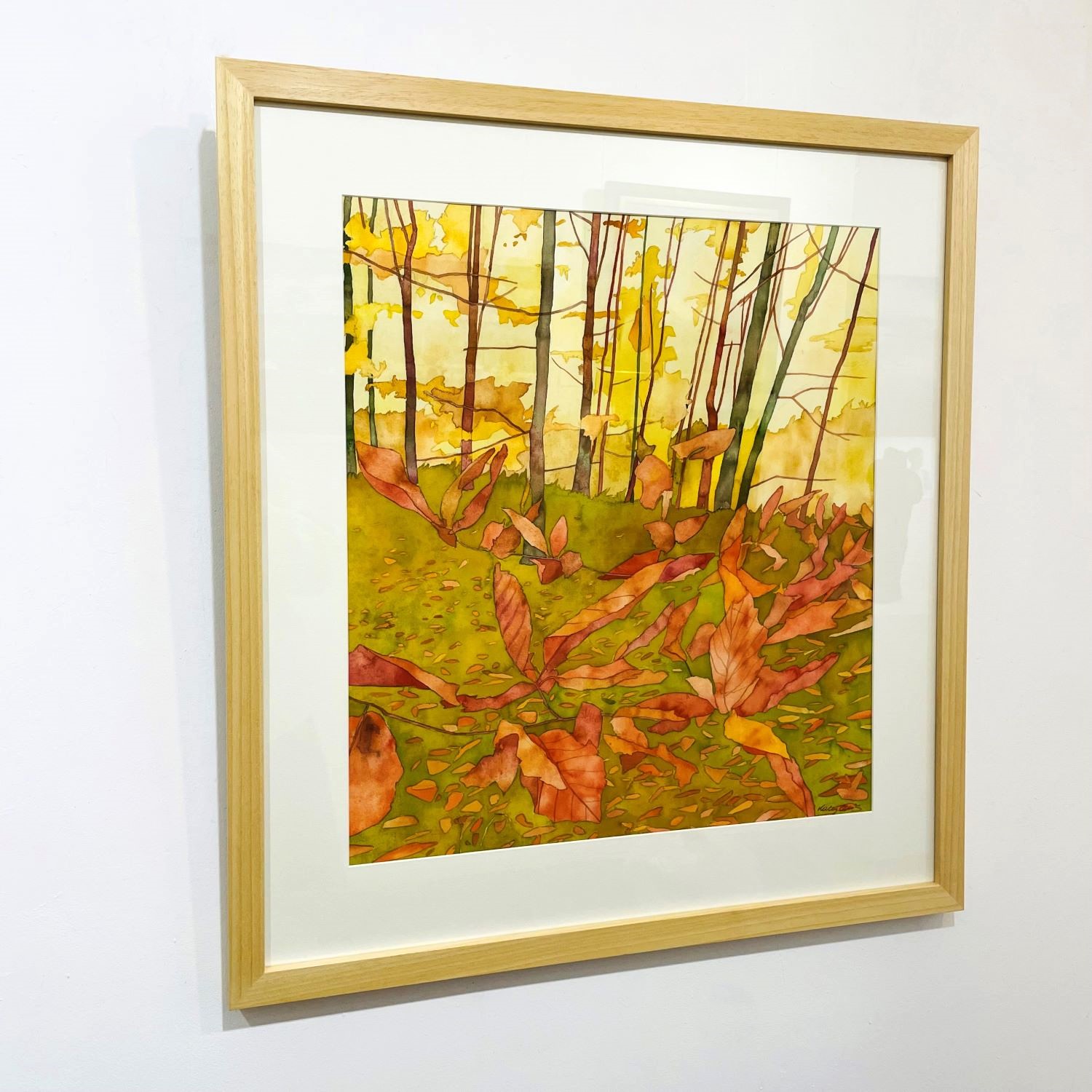 'Yellow Forest' by artist Katy Ellis