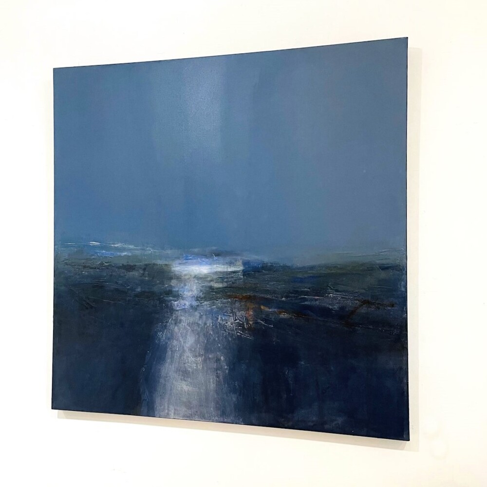 'Moonlit, North Sea' by artist Elaine Cunningham