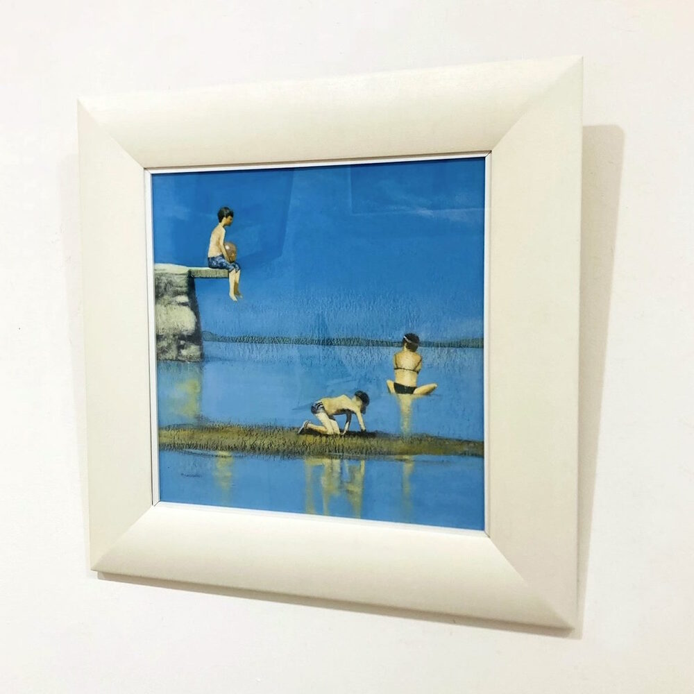 'Children Playing, Summer Reflections' by artist Peter Nardini
