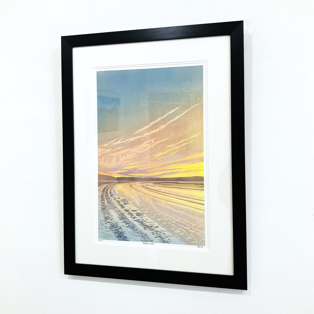 'Hebridean Sunset 6/12' by artist Deb Wing